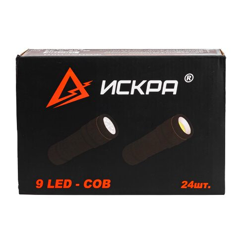 Ручной Светодиодный фонарь ИСКРА COB, 1Вт, 4 режима