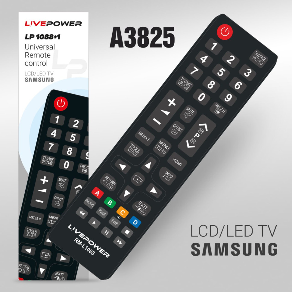 Пульт универсальный Live-Power RM-L1088+1 NEW для телевизоров Samsung