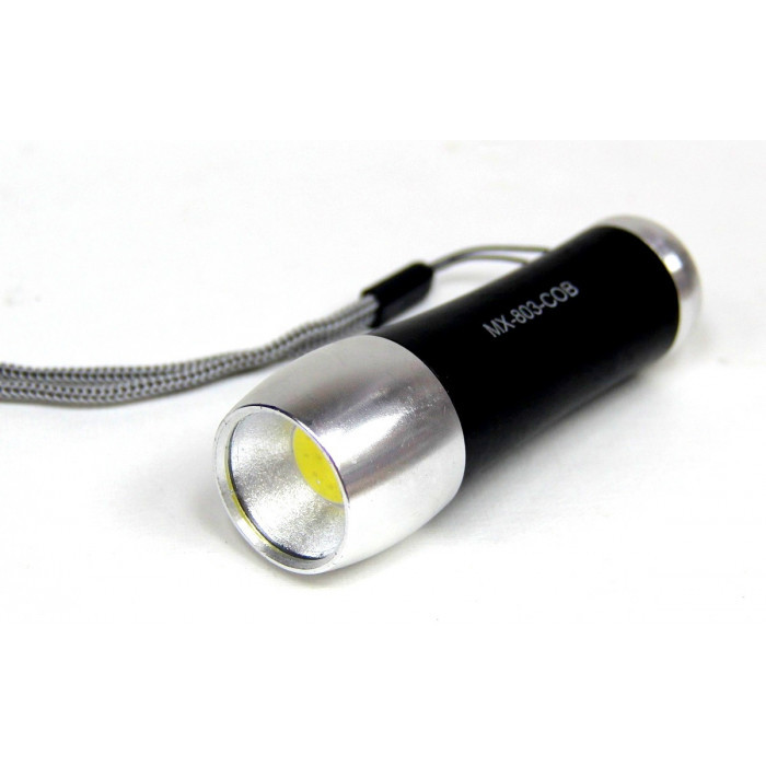 Фонарик металлический MX-803 COB