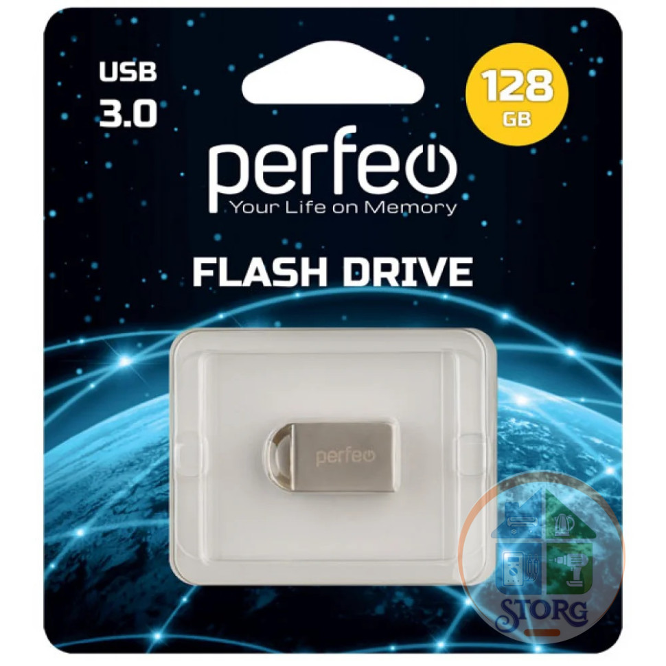Perfeo USB 3.0 128GB M11 Metal Series