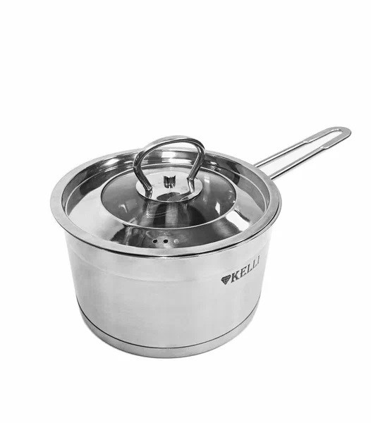 Сотейник из нержавеющей стали 2,0л KELLI KL-4720-16 (1х8) Сотейник из нержавеющей стали 2,0л KELLI KL-4720-16 (1х8)
