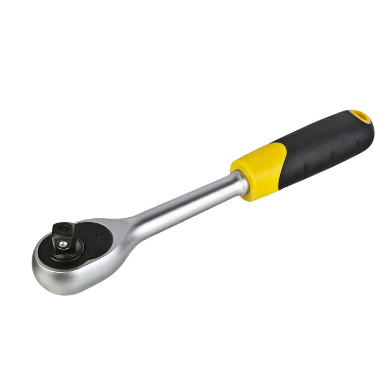 Ключ-трещотка 1/2" Hanskonner HK1045-17-12, 90 зуб, квадрат, с быстрым сбросом, CrV