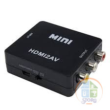 Адаптер Mini HDMI/AV 1080p Converter to 3RCA(black)