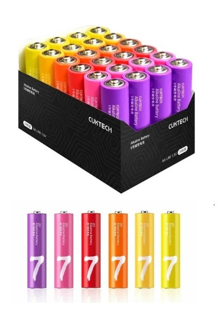 Батарейка Xiaomi CUKTECH AA B08 batteries LR-06 (24 Box) ALKALINE Батарейка Xiaomi CUKTECH AA B08 batteries LR-06 (24 Box) ALKALINE