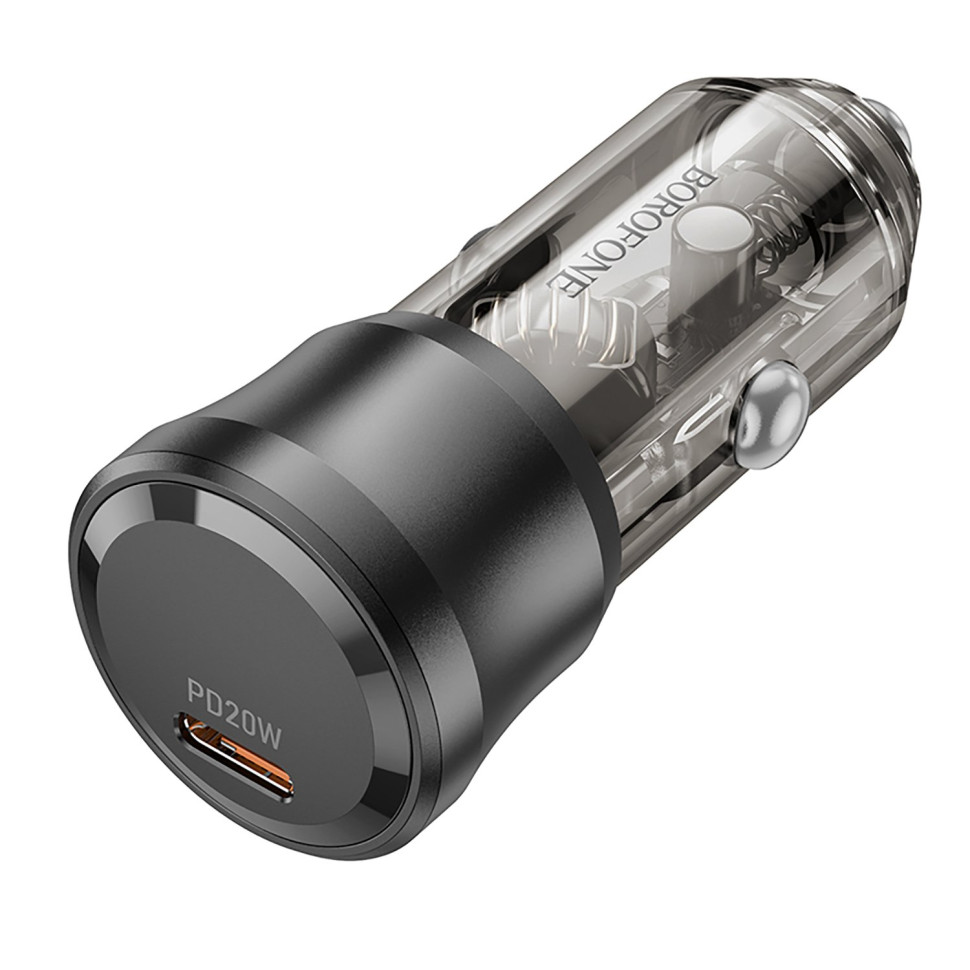 АЗУ BOROFONE BZ24 Clever PD20W (transparent black) (225105)