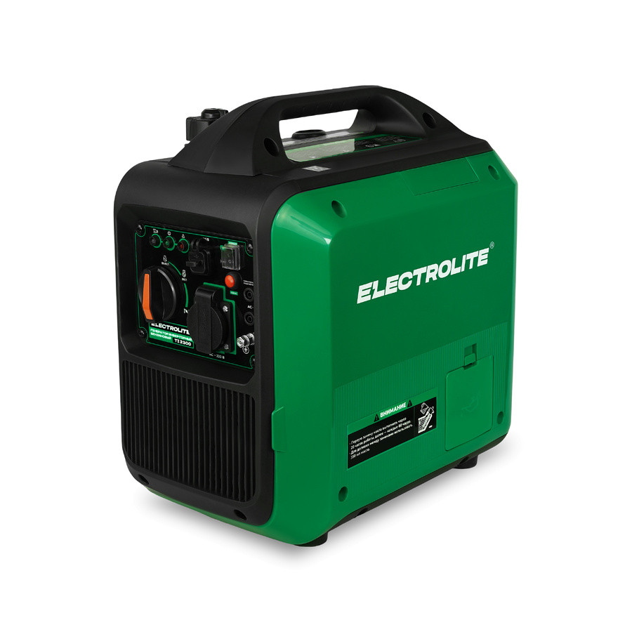 Генератор бензиновый инверторный Electrolite TI 2300, 2,3кВт, 4-х такт., чист. синус, ручной, мини