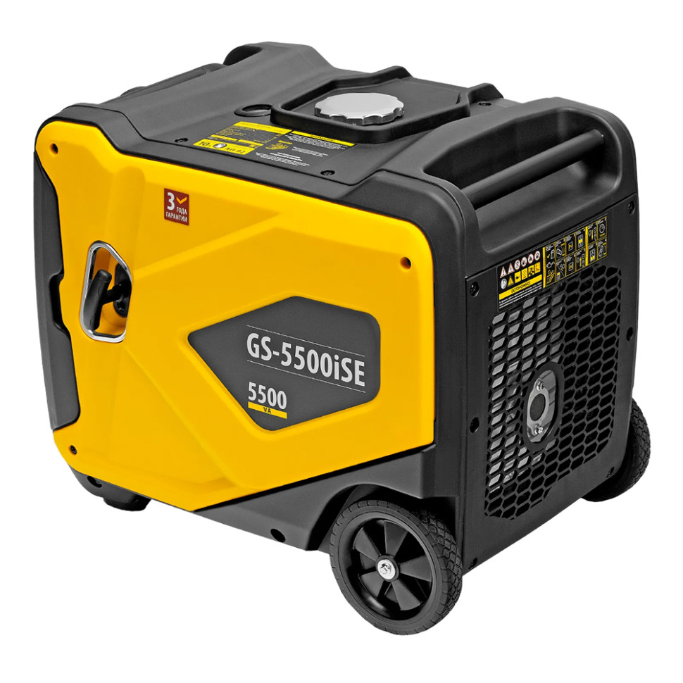 Генератор бензиновый инверторный DENZEL GS-5500iSE, 5.5 кВт, чист.синус, 1,5 л/ч, электр.старт. Генератор бензиновый инверторный DENZEL GS-5500iSE, 5.5 кВт, чист.синус, 1,5 л/ч, электр.старт.