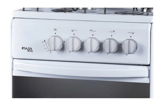 Плита комбинированная Лада NOVA RG 24039 W (Белый, 4-конф., 50х60х85см, Эмаль)