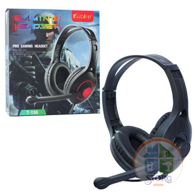 Наушники полноразмерные игровые KUBITE  T156 (black) с микрофоном