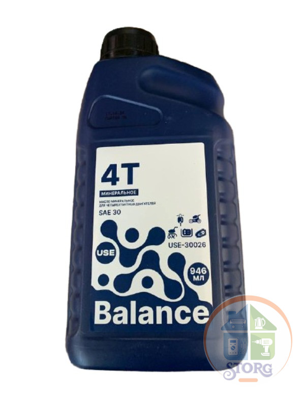 Масло USE Balance 4-х тактное минеральное SAE 30 0.946 л USE-30026