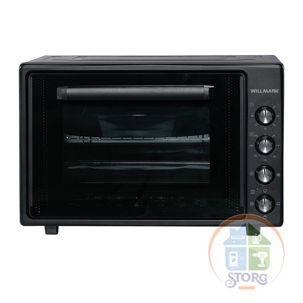 Духовой шкаф WILLMARK WOF-705BL (Черный; Мощность 2000Вт;Объем 70л;Эмалир.внутр.поверхность;Двойное стекло;Лампа;Таймер;Конвекция;Гриль;ТУРЦИЯ)