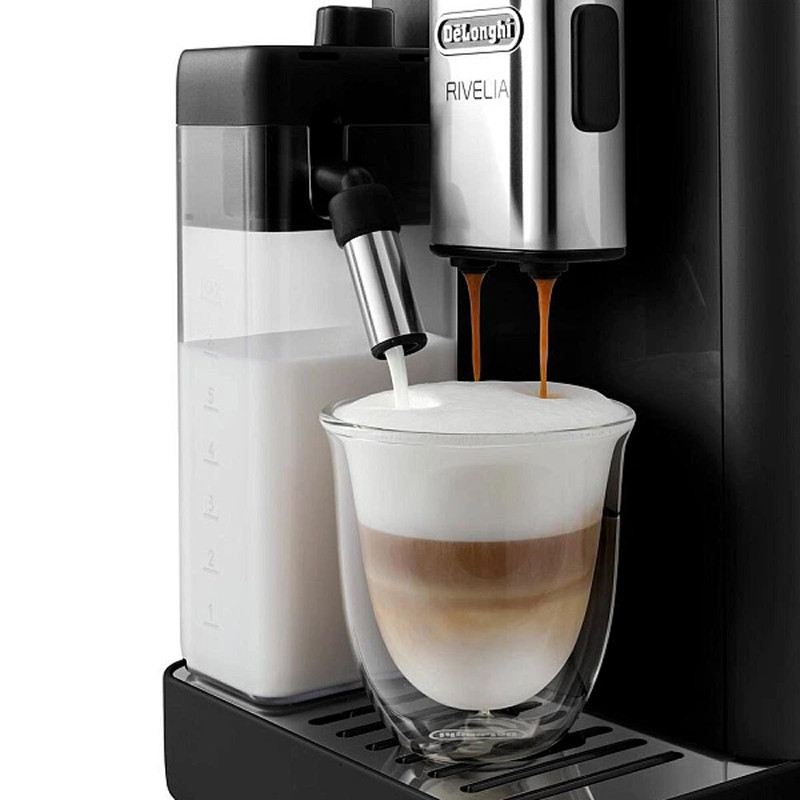 Кофемашина автоматическая DeLonghi EXAM440.55.B, Черный, исп. кофе - зерновой/молотый, 1.4 л, 1450 Вт, 19 бар