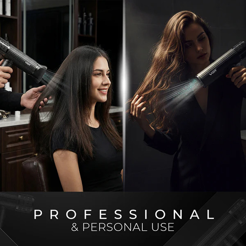 Фен для волос VGR V-640HD Professional бесколлекторный двигатель BLDC , 1600–1900 Вт, 110000 об/мин.