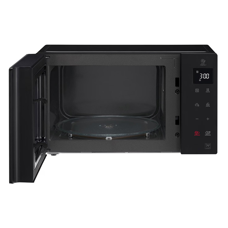 Микроволновая печь LG MW23R35GIB инвертор, черный, 23 л, 1000 Вт, переключатели - сенсор