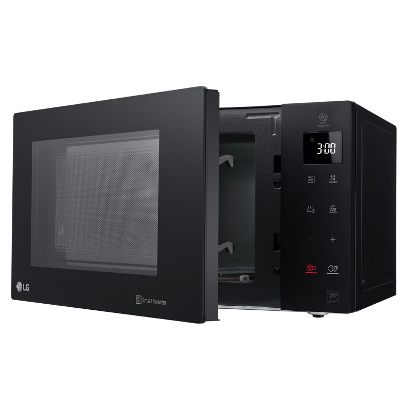 Микроволновая печь LG MW23R35GIB инвертор, черный, 23 л, 1000 Вт, переключатели - сенсор