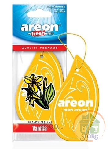 Ароматизаторы для автомобиля AREON Refreshment VANILLA MKS12