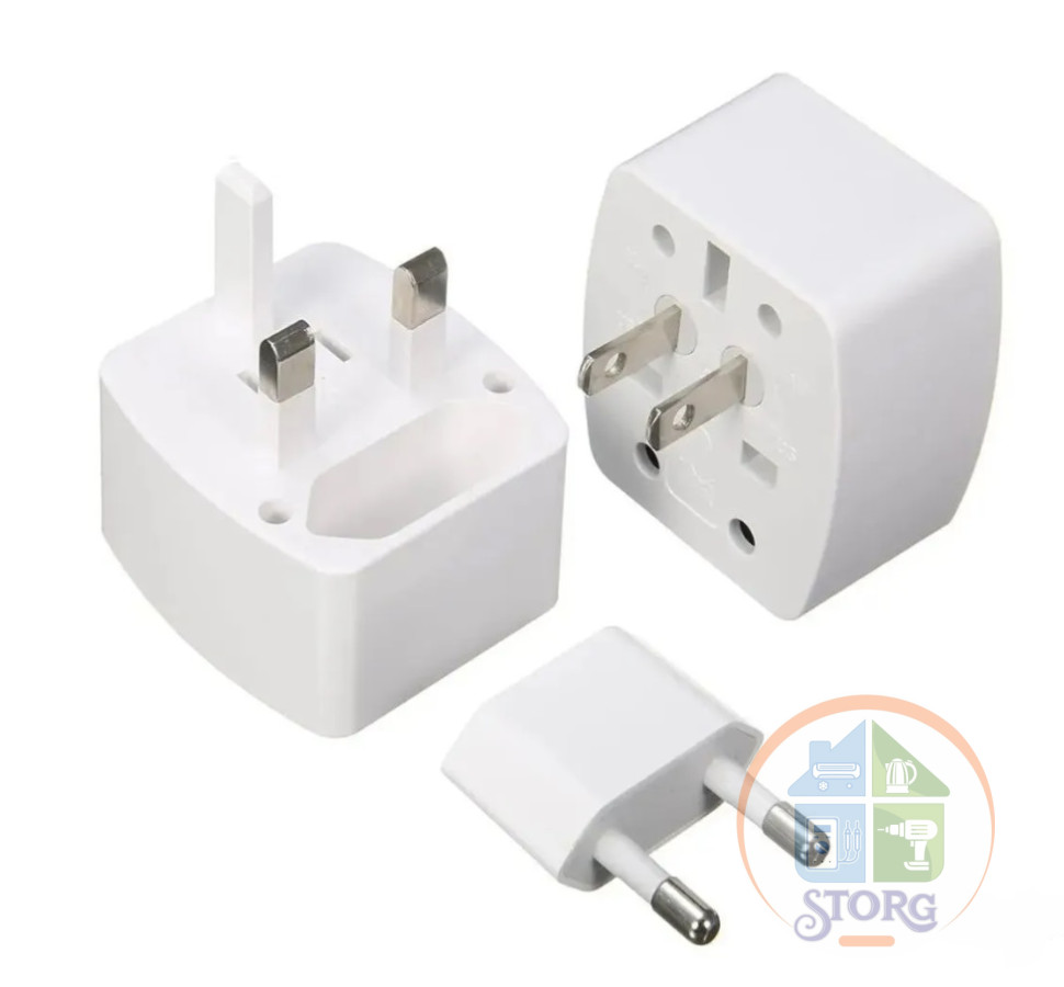 LDNIO Z4/ Адаптер-переходник для розеток: EU_UK_US_AU/ White