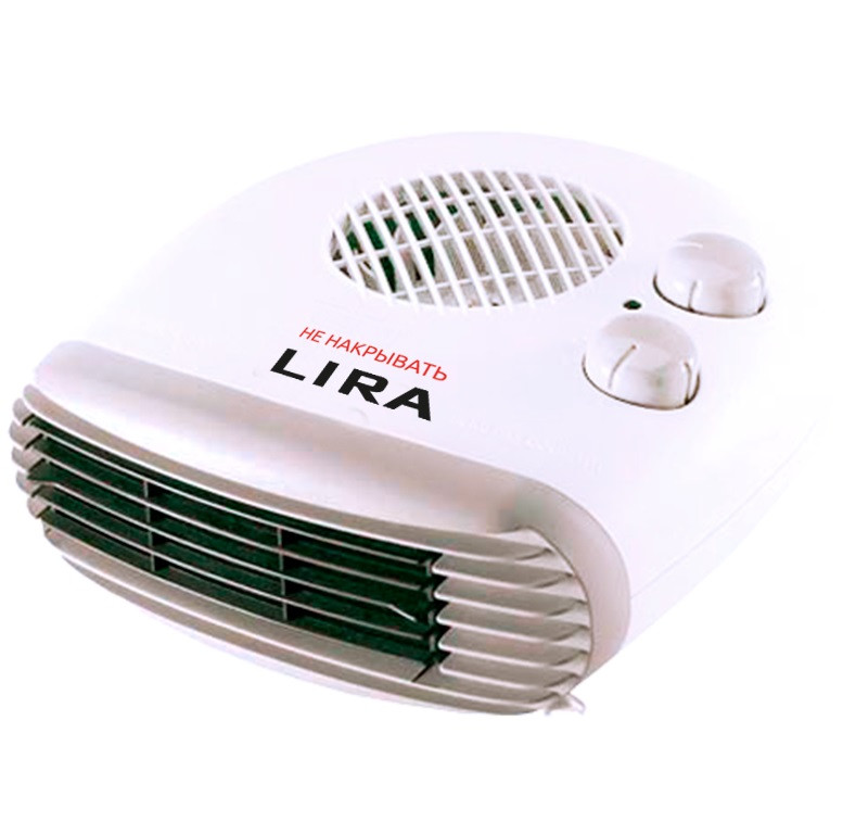 Тепловентилятор "LIRA" ТВС-7 / 220/240V, мощность 1000/2000Вт / уп.8шт