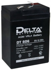 Аккумулятор DELTA  AGM-DT 606 6v 6A (70х47х107)