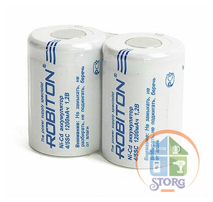 Аккумулятор ROBITON 1200NC4/5SC SR2, в упак 24 шт