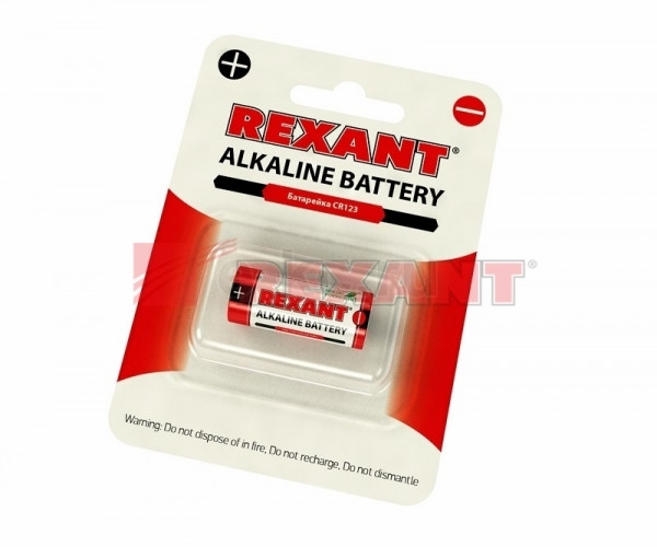 Элемент питания REXANT CR123 3V литиевая