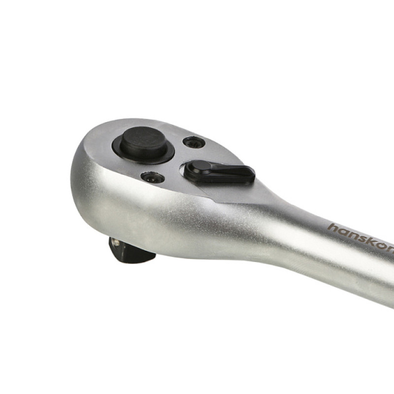 Ключ-трещотка 3/8" hanskonner HK1045-17-38, 90 зуб, квадрат, с  быстрым сбросом, CrV