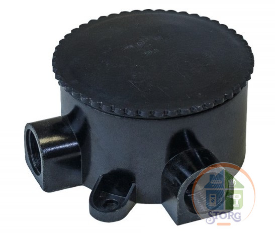 Коробка КЭМ 2-660-3, карболит, 70А, IP65, трехрожковая, 95х60х158 (сделано в Беларусии)
