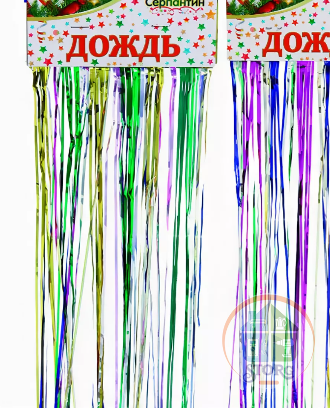 Дождик новогодний 2м арт.PAL-1/3000шт Mix colors