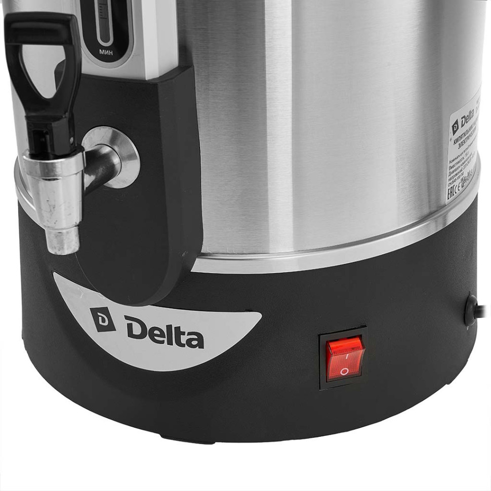 Кипятильник электрический наливной DELTA D-504N, Черный,16л, 2000Вт, закип. 42 минут, 10-38°С