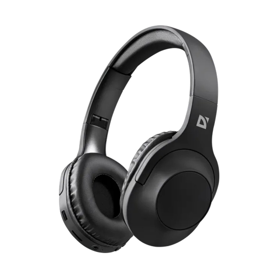 Полноразмерные беспроводные наушники Defender FreeMotion B445 Чёрный, Bluetooth, до 25 часов Полноразмерные беспроводные наушники Defender FreeMotion B445 Чёрный, Bluetooth, до 25 часов