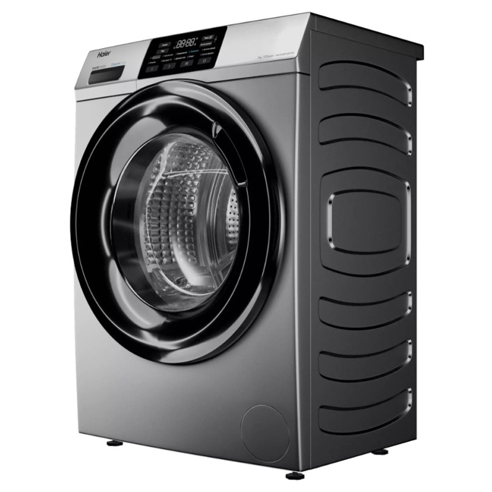 Стиральная машина Haier HW70-BP12919S Серебр., 7кг, инверт.мотор, 15прог., 59,5х85х39,4см