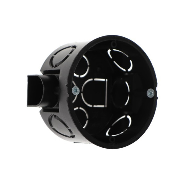 Коробка установочная Luazon Lighting, 68х40 мм, IP20, для сплошных стен, черная 9855151