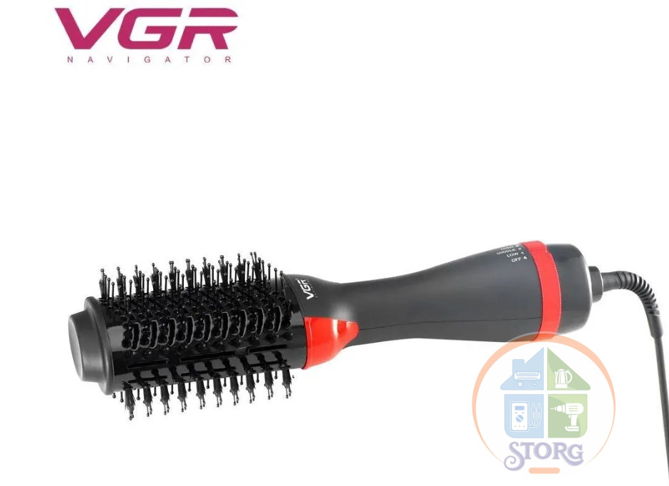 Фен-щетка для волос VGR V-416 Professional, 1000Вт, 200°C