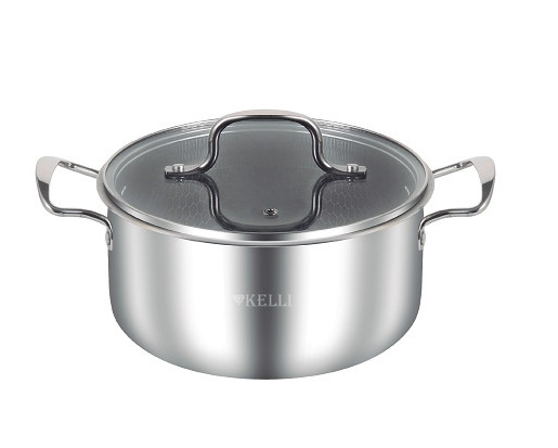 Кастрюля из нержавеющей стали 1,6л  KELLI KL-4290-16 (1х6)