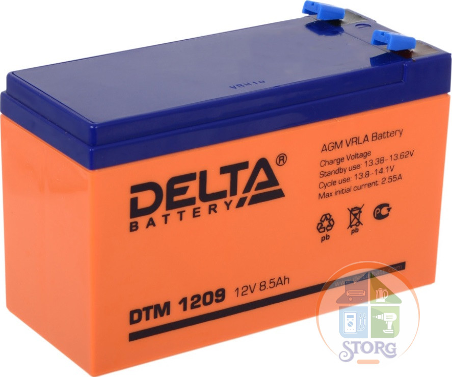 Аккумулятор DELTA  AGM-DTM 1209 12v 9A (151х65х100)