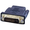 Переходник DVI-D (24+1) штекер - HDMI гнездо (пластик-золото, ПВХ-упаковка) APP-363