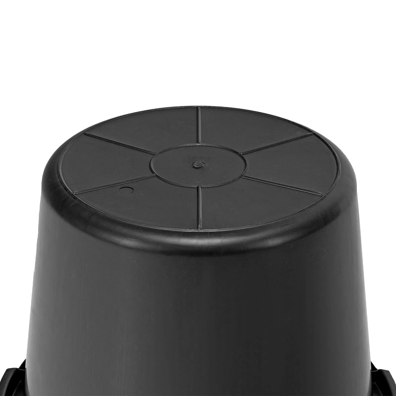 Таз круглый строительный, 40л, Черный, Сибртех