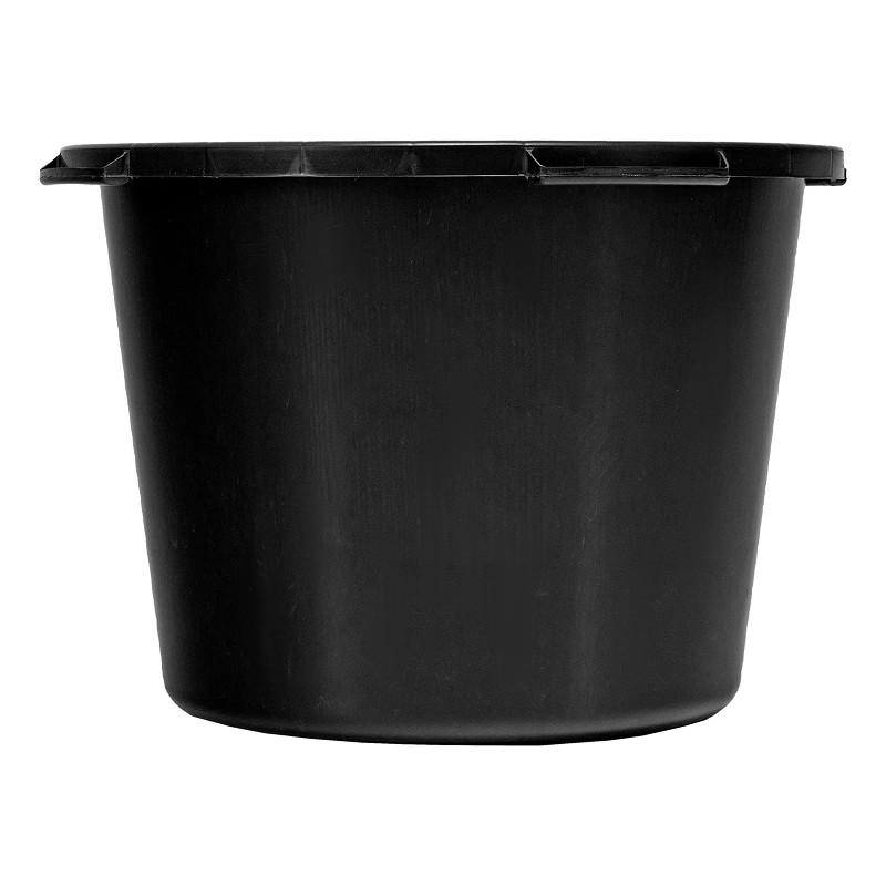 Таз круглый строительный, 40л, Черный, Сибртех