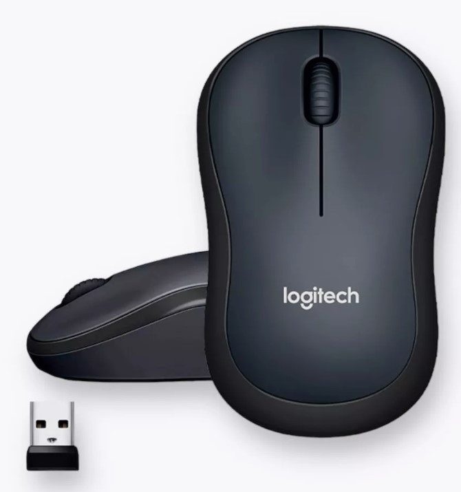 Мышь беспроводная Logitech M220 SILENT черный, 1000 dpi, радиоканал, USB, кнопки - 3 <910-004878/910