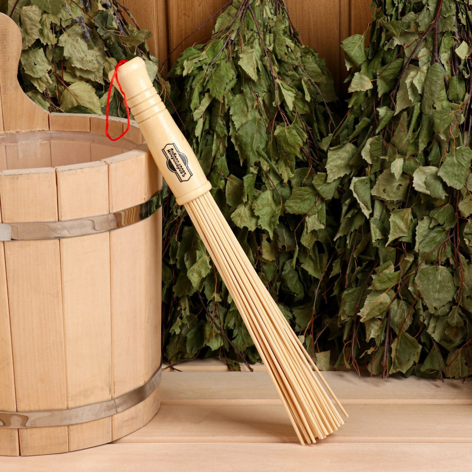 Веник массажный из бамбука 7751526 (Длина 36см; Диаметр 0.2см; Прут)