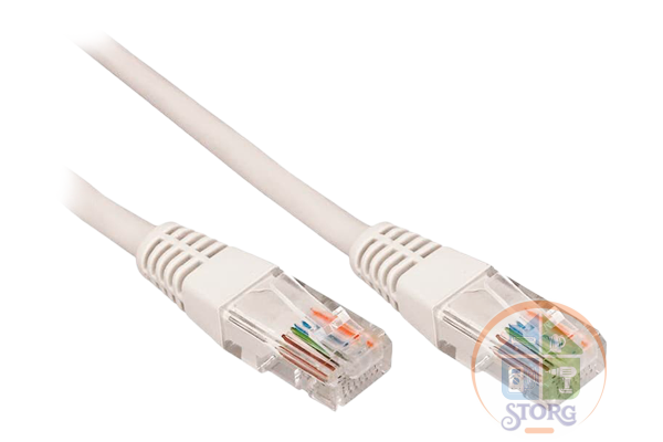 Rexant Пaтч-корд U/UTP, категория 5e, RJ45-RJ45, неэкранированный, PVC серый, 5м