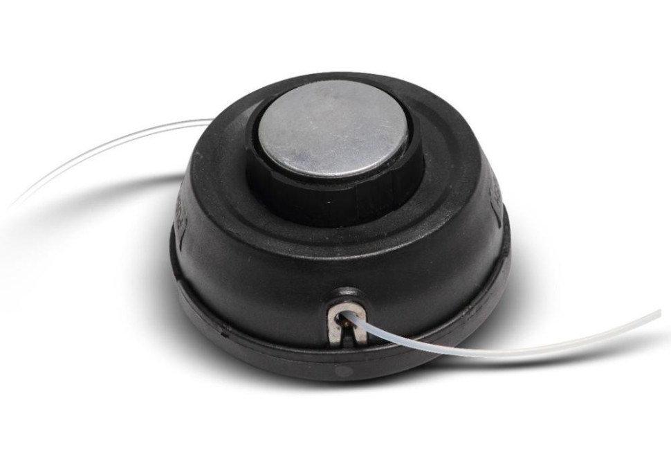 Головка для триммера профессиональная S-TORG черная с кнопкой ХРОМ Головка для триммера профессиональная S-TORG черная с кнопкой ХРОМ