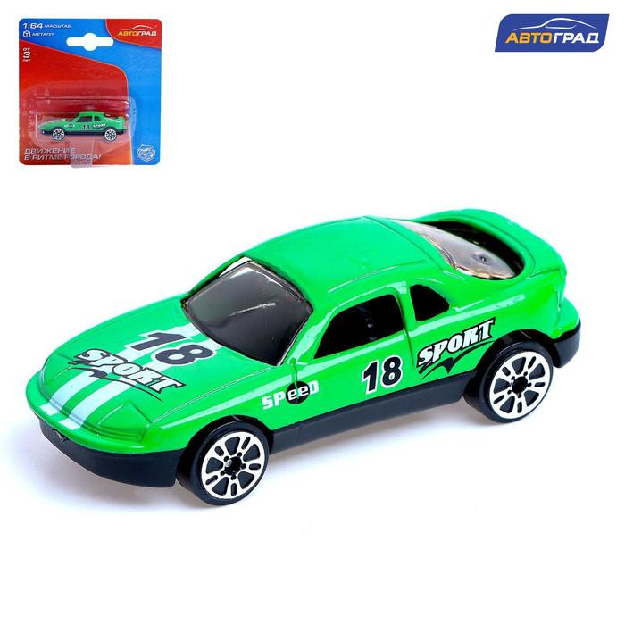 АВТОГРАД Машина металлическая "Racer", масштаб 1:64, МИКС, SL-05249   5481701