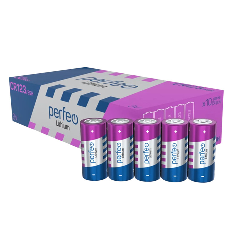 Элемент питания Perfeo CR123/5SH Lithium Элемент питания Perfeo CR123/5SH Lithium