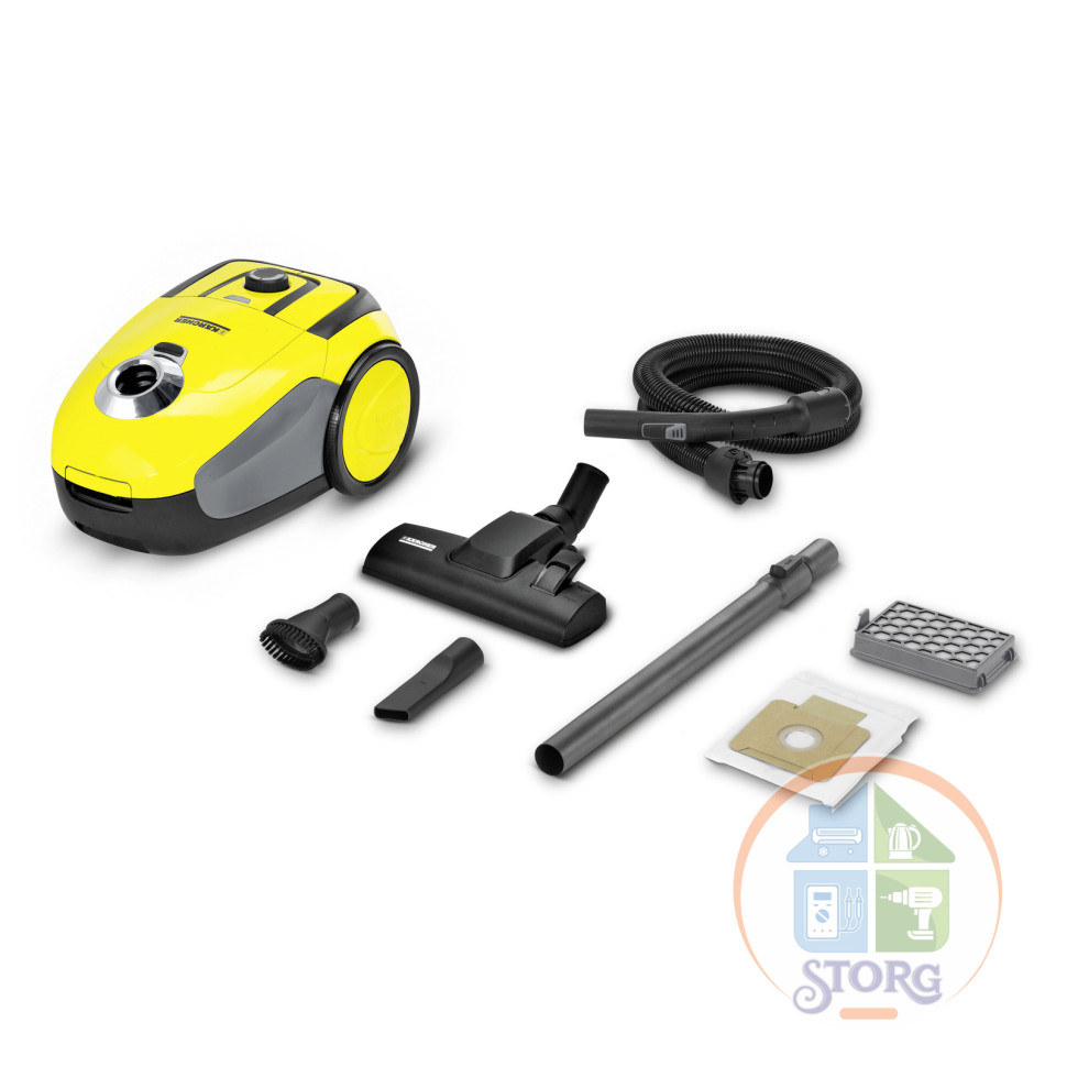 Пылесос KARCHER VC 2, мешок 2.8л, фильтр HEPA 12