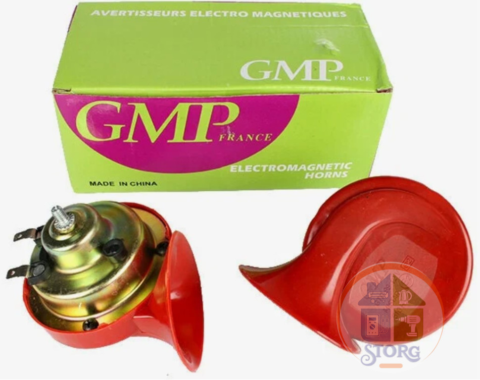 Сигнал звуковой "GMP" 12В (2 шт.) двухконтактный /40