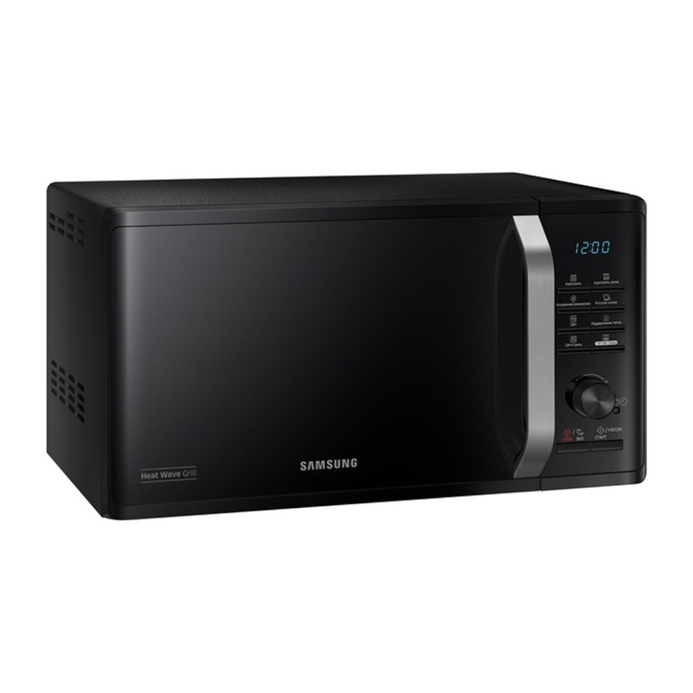 Микроволновая печь Samsung MG23K3575AK Черный, 23 л, 800Вт, гриль 1100Вт, 28,8 см, 20 программ