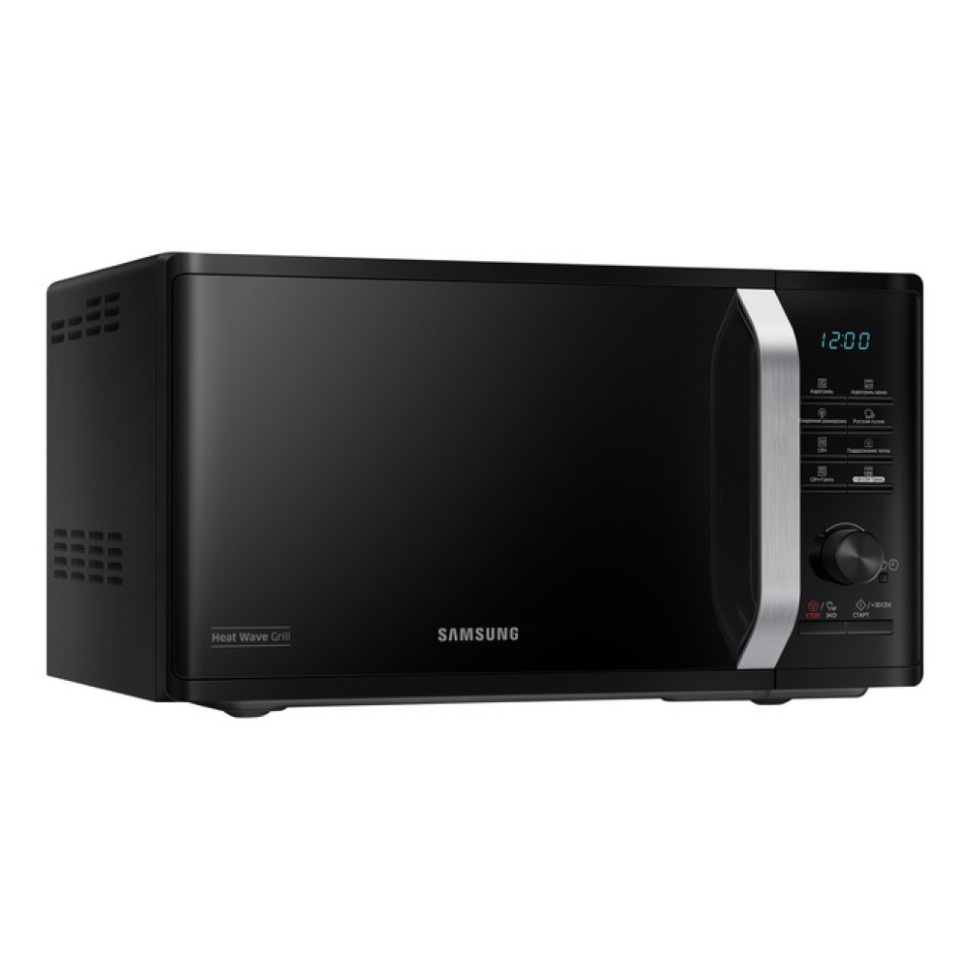 Микроволновая печь Samsung MG23K3575AK Черный, 23 л, 800Вт, гриль 1100Вт, 28,8 см, 20 программ