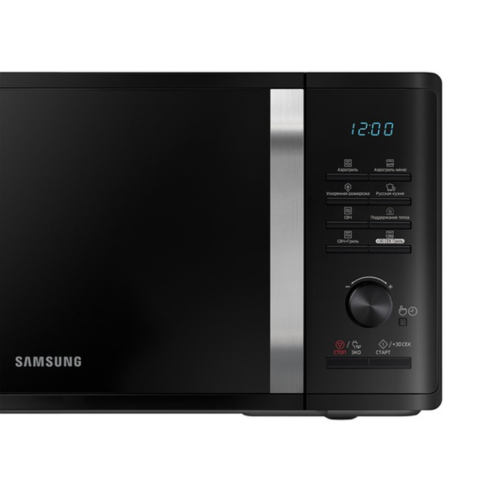 Микроволновая печь Samsung MG23K3575AK Черный, 23 л, 800Вт, гриль 1100Вт, 28,8 см, 20 программ