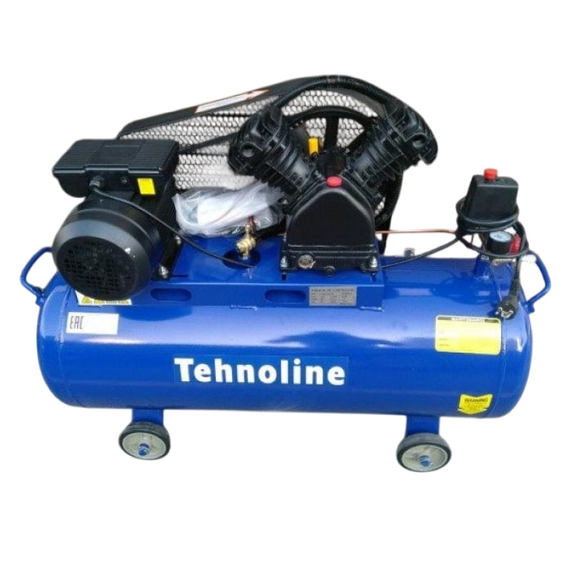 Компрессор Tehnoline ТР440/100/2,2кВт/8 атм/ремен.пер. ВЕРТИКАЛЬНЫЙ/2порш